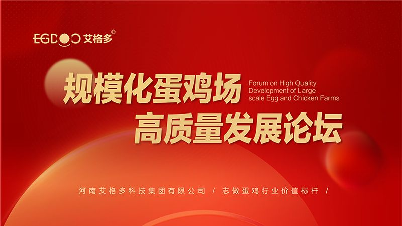 艾格多集團(tuán)-規(guī)模化蛋雞場(chǎng)高質(zhì)量發(fā)展論壇圓 滿(mǎn)成功
